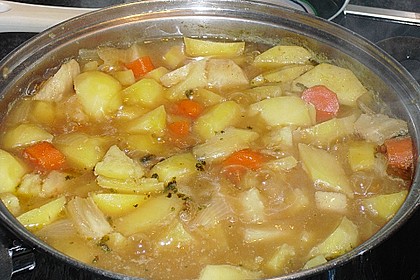 Kartoffelsuppe mit Speck 3