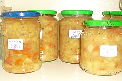 Kartoffelsuppe mit Speck 4