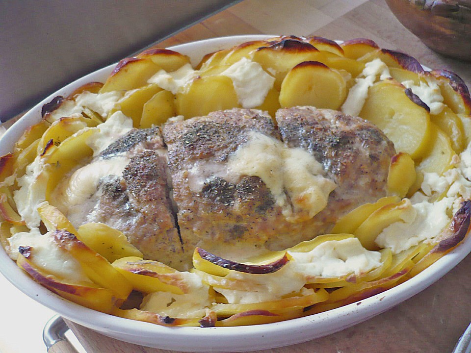 Gefüllter Hackbraten mit Käse (Rezept mit Bild) | Chefkoch.de
