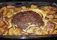 Gef&uuml;llter Hackbraten mit K&auml;se