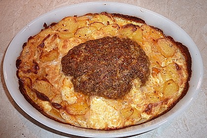 Gef&uuml;llter Hackbraten mit K&auml;se 25
