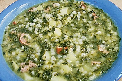 Gr&uuml;nkohl - Suppe