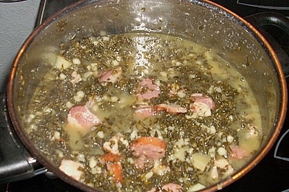 Gr&uuml;nkohl - Suppe 1