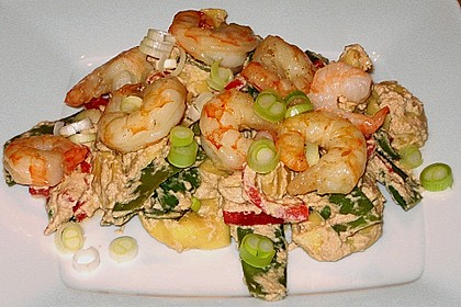 Tortellini & Scampi in Thunfischso&szlig;e