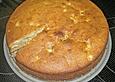 Grie&szlig;kuchen mit Fr&uuml;chten