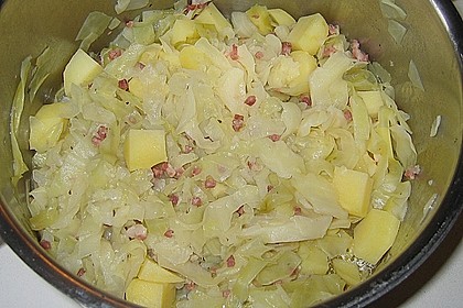 Inges ged&auml;mpfter Wei&szlig;kraut - Eintopf
