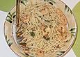 Nudeln mit Scampi