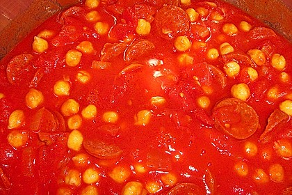 Kichererbseneintopf mit Chorizo 4