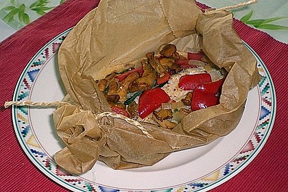 Rotbarschfiletp&auml;ckchen mit Pfifferlingen 2