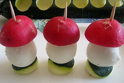 Schummelpilze mit Wachteleiern (2 Sorten) 2