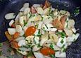 Spargelpfanne mit Kirschtomaten