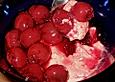 Mascarpone - Creme mit Rotweinkirschen