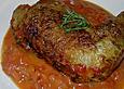 Geschmorte Perlhuhnkeulen in Tomaten - Gin - Sahne Sauce