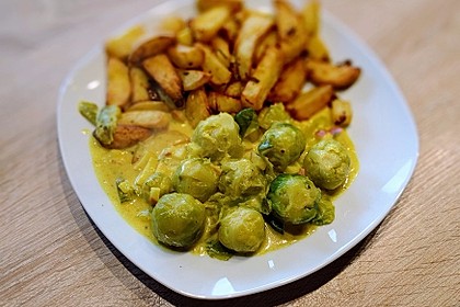 Rosenkohl in Currysauce 5