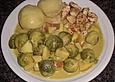 Rosenkohl in Currysauce