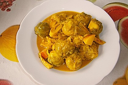 Rosenkohl in Currysauce 25