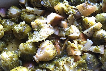 Rosenkohl in Currysauce 7