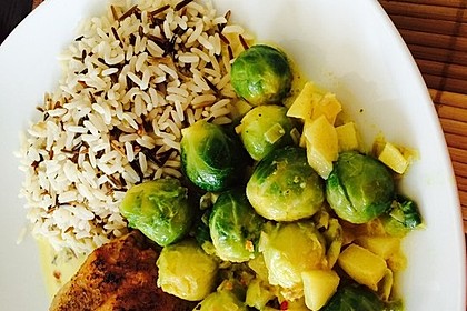 Rosenkohl in Currysauce 12