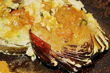 Artischocken &uuml;berbacken