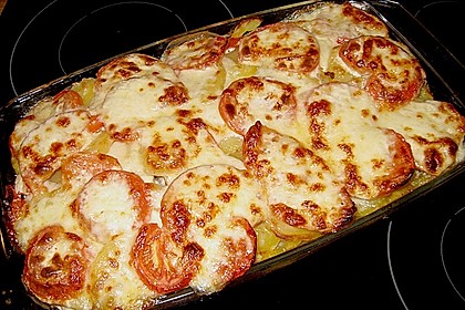 Schwarzwurzel - Kartoffelauflauf &uuml;berbacken 2