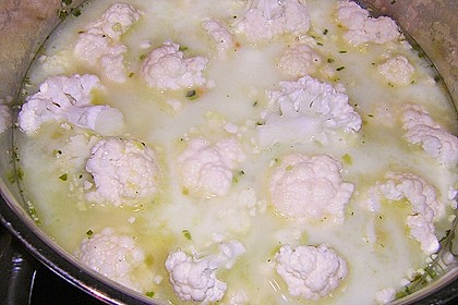 Blumenkohlsuppe 2