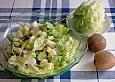 Gr&uuml;ner Salat mit Kiwi