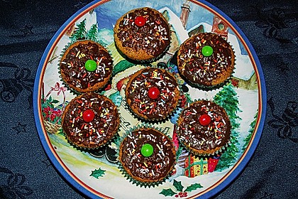 Adventmuffins mit Crunch