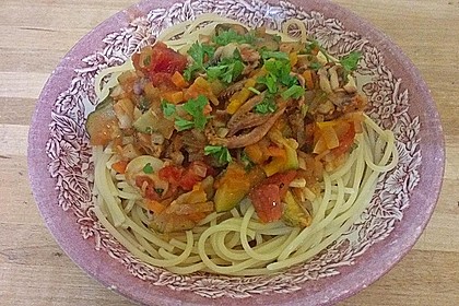Spaghetti mit Meeresfr&uuml;chten 1