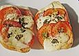 Tomate - Mozzarella - Br&ouml;tchen &uuml;berbacken