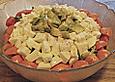Feldsalat mit Avocado und Mozzarella