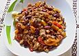 Paprikapfanne mit Hackfleisch