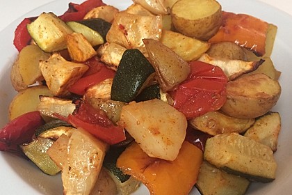 Gemüse aus dem Backofen 1