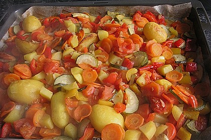 Gemüse aus dem Backofen 8