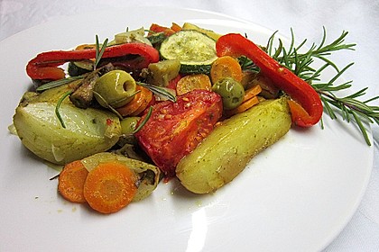 Gemüse aus dem Backofen