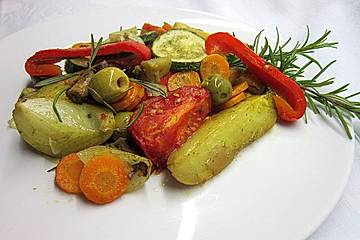 Gemüse aus dem Backofen