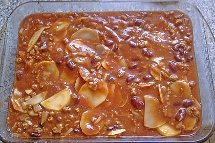 Kartoffel - Kidneybohnen - Auflauf 3