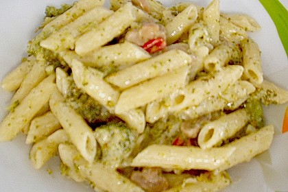 Penne mit Brokkoli und Pilzen 5