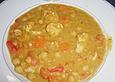 Indisches H&auml;hnchencurry mit Kichererbsen