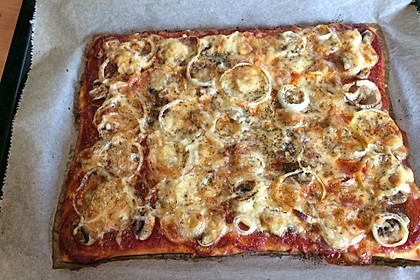 Pizza al Funghi e Pancetta 1