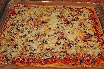 Pizza al Funghi e Pancetta