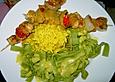 Curry - Putenspie&szlig;e mit Kurkumareis