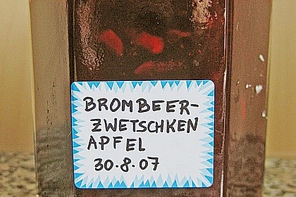 Brombeer - Apfel - Pflaumen Marmelade 1
