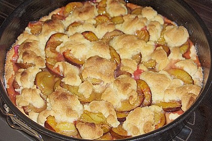 Hildes Zwetschgenkuchen mit Zimtstreuseln 150