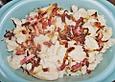 K&auml;se - Wasserspatzen mit Zwiebeln und Speck