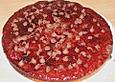 Gesprenkelter Kirschkuchen