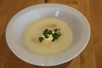 Spargelcremesuppe 1