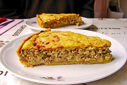 Hackfleisch - Quiche 1