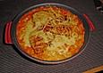 Gratinierte Sp&auml;tzle - Filet - Tomaten - Pfanne