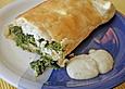 Spinat - Feta Strudel