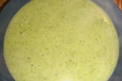 Brokkoli - Frischk&auml;se - Suppe 4